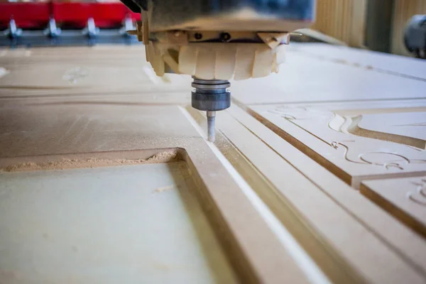 Machine working cnc — Stock Photo, Image