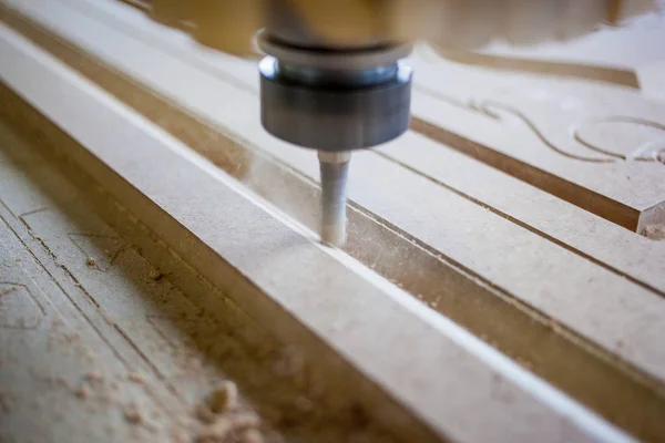 Machine working cnc — Stock Photo, Image