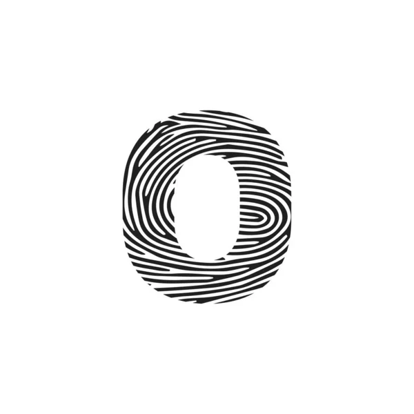 Λογότυπο Βάσης Vector Letter Αρχικό Γράμμα Διανυσματικό Εικονίδιο Έννοια Δακτυλικών — Διανυσματικό Αρχείο