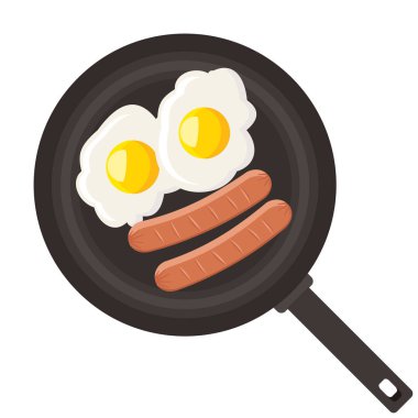 yumurta ve domuz pastırması Pan