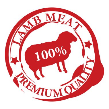 kuzu lastik damga kırmızı renk