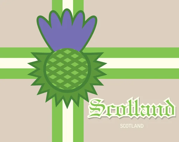Scotland Background Vector Illustration — Stockvektor