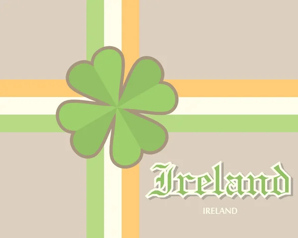 Ireland Background Vector Illustration — Vettoriale Stock