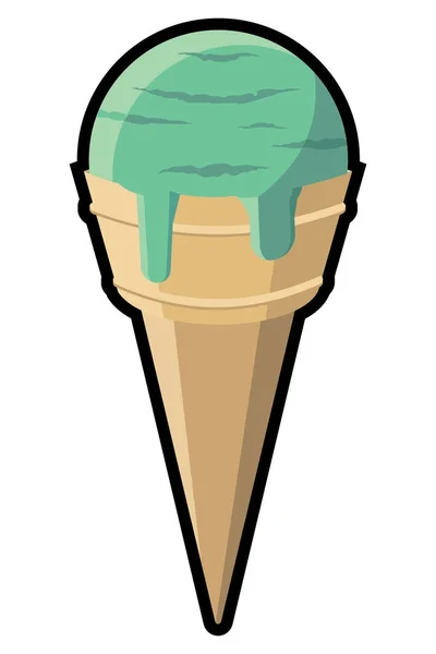 アイスクリームだ ウェブアイコン — ストックベクタ
