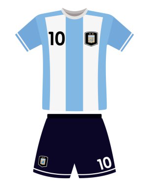 football jersey soccer sport uniform vector illustration