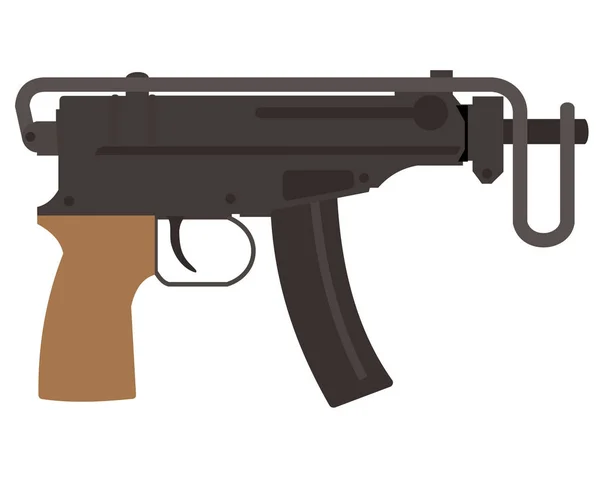 Gambar Vektor Dari Sebuah Pistol - Stok Vektor