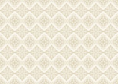 Soyut çiçeklerle kusursuz desen