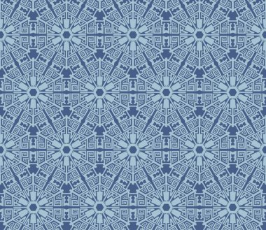Soyut geometrik şekillerin kusursuz deseni. vektör illüstrasyonu