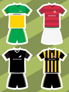 football jersey, soccer  vector illustration