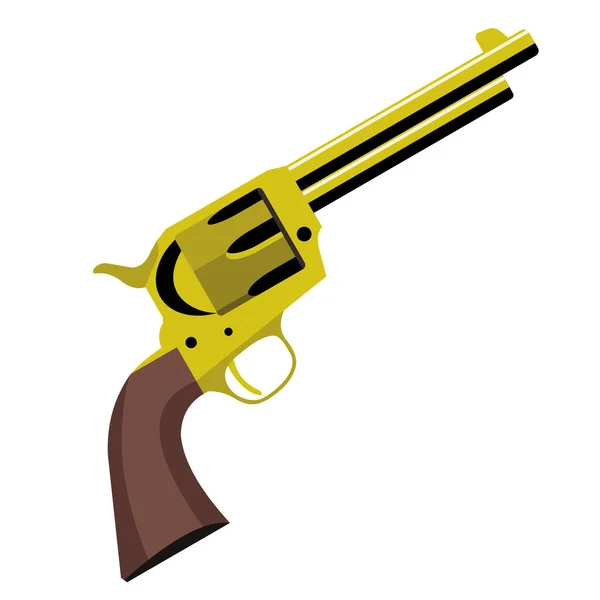 Illustration Vectorielle Une Icône Pistolet — Image vectorielle