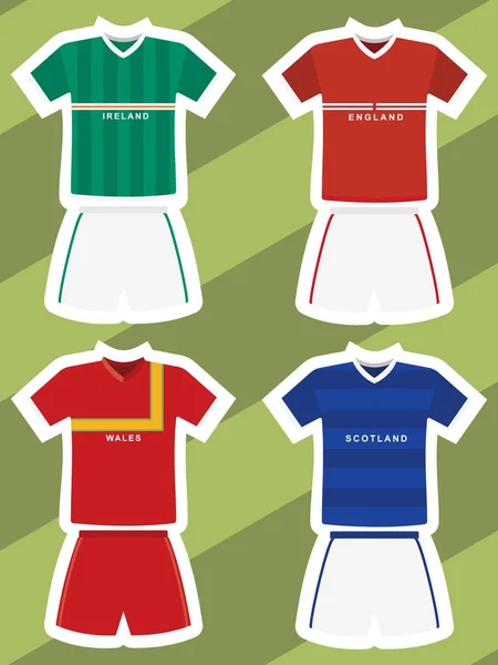 Football Jersey Sport Background — Stockový vektor