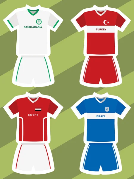 Football Jersey Soccer Sport Background Vector Illustration — 图库矢量图片