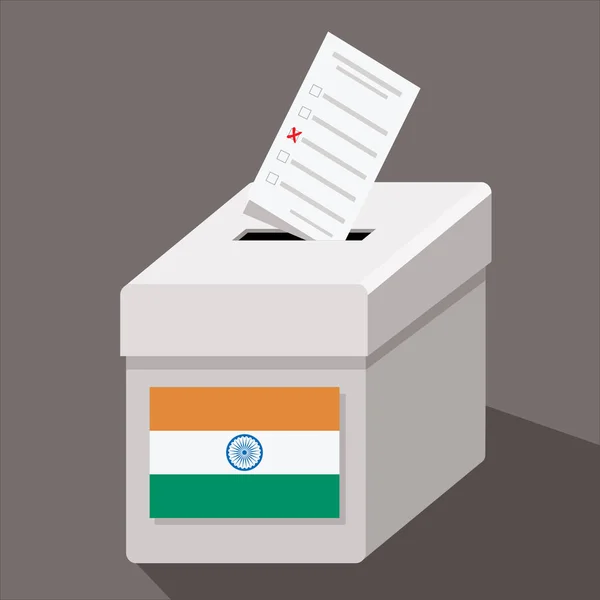 Ballot Box Election Vector Illustration — Image vectorielle