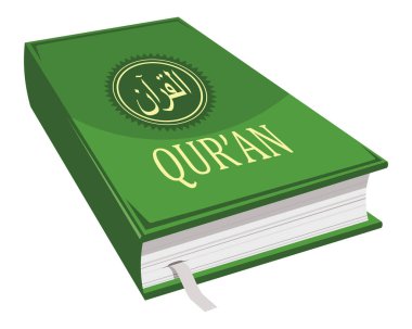 vector illustration of a quran