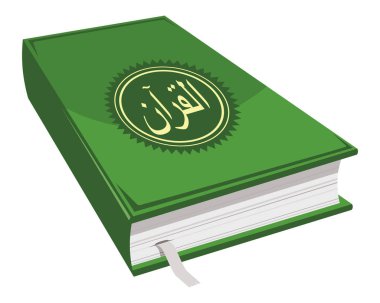vector illustration of a quran