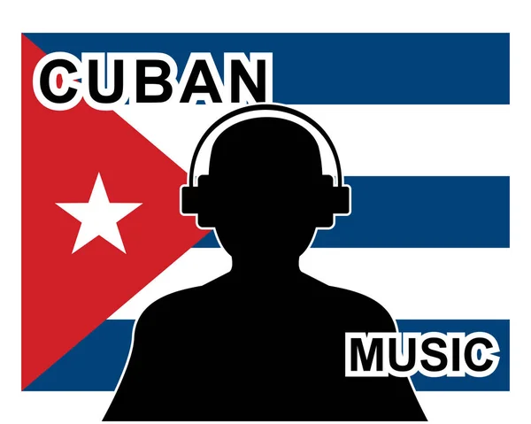 Vector Illustration Cuban Music — Archivo Imágenes Vectoriales