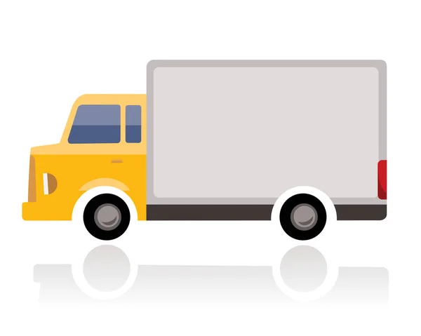 Illustrazione Vettoriale Camion — Vettoriale Stock