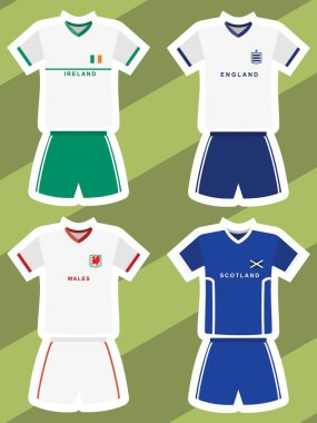 football jersey soccer sport background vector illustration