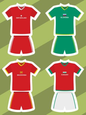 football jersey soccer  uniform sport background