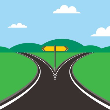road sign with a green background