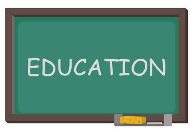 blackboard with text  education 