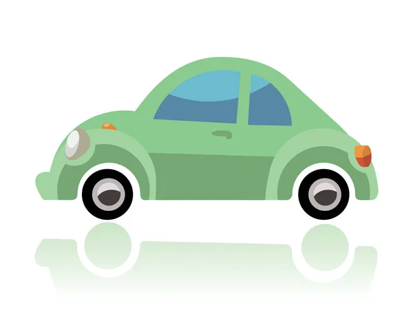 Car Icon Flat Illustration Sedan Vector Symbol Web Design — Stock Vector