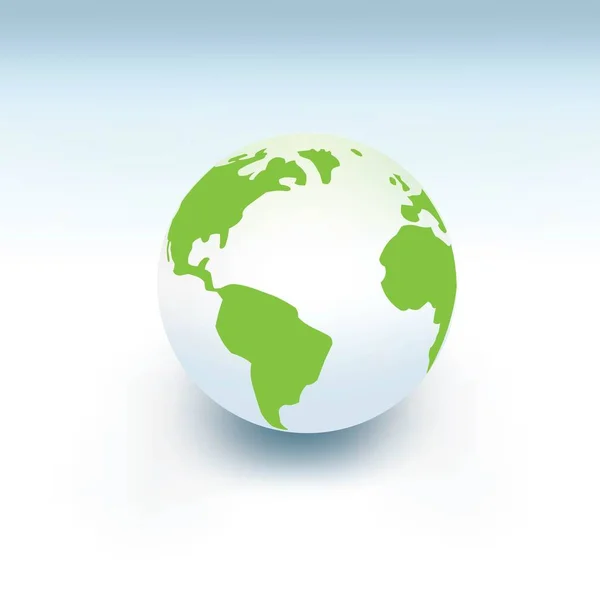 World Globe Icon Vector Illustration — Stock Vector