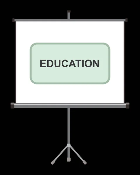Billboard Word Education — Stockový vektor