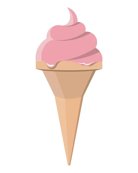 Icono Helado Isométrico Iconos Vectores Helado Chocolate Para Diseño Web — Vector de stock