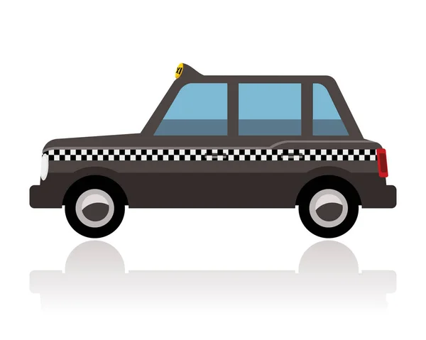 Illustrazione Vettoriale Taxi — Vettoriale Stock