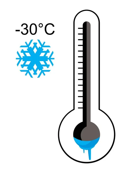 Thermometer Pictogram Vector Illustratie — Stockvector