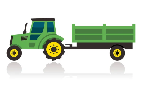 Tractor Illustration Vector Illustration — Stockvector