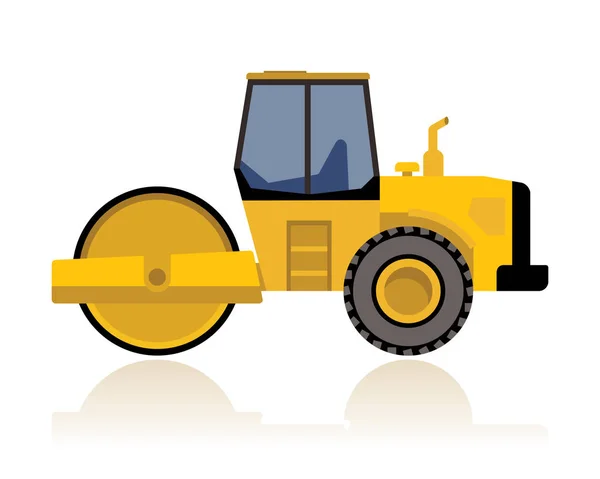 Tractor Construction Symbol Vector Illustration — Vector de stock