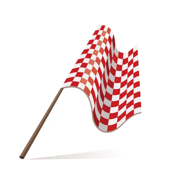 Bandera Cuadros Ilustración Vectorial — Vector de stock