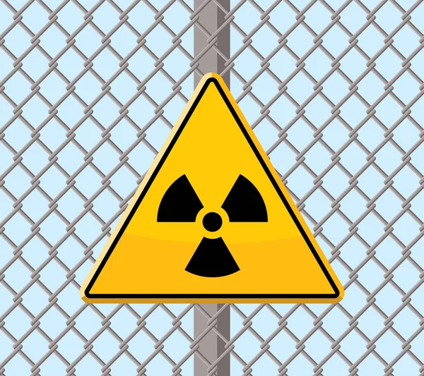 Warning Sign Hazard Danger Symbol Vector Illustration — Vetor de Stock