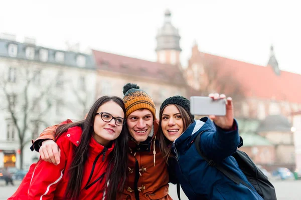 Foto's en veel plezier in de stad — Stockfoto