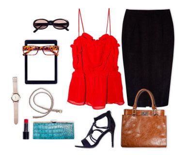 Natürmort iş giyim ve aksesuarları