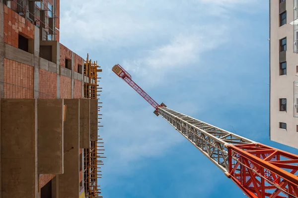 Construyendo en un sitio de restricción . —  Fotos de Stock