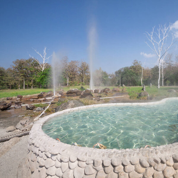 Hot Springs sankampang Chiang Mai Thailand