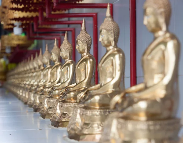 Golden statue in temple , Lumpang Thailand — Stock Photo, Image