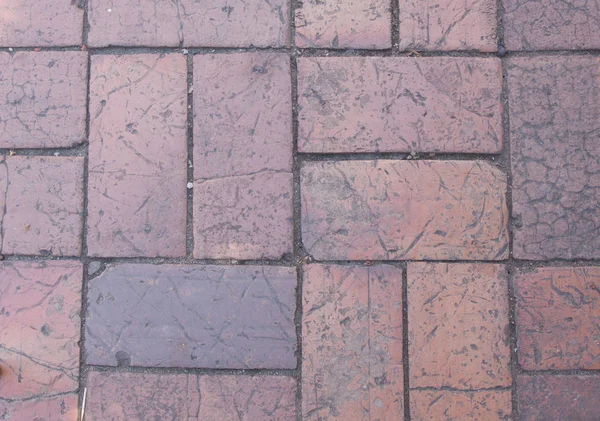 arka plan kilitli beton tuğladan yapılmış parke tuğla