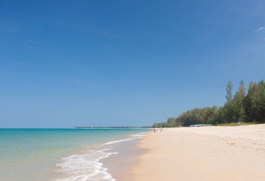 Zümrüt deniz ve dalga, Andaman Denizi, Tayland