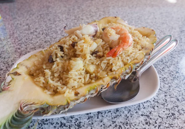 Nasi goreng nanas (Thaifood ) — Stok Foto