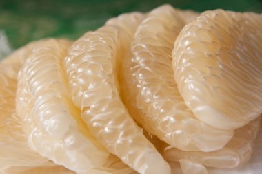 Yakın çekim pomelo tropikal meyve Tayland için