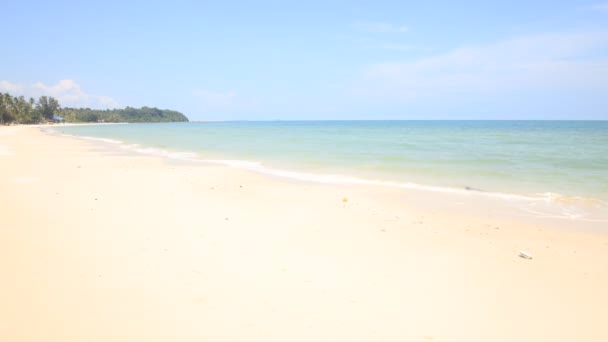 Vackra Havet Och Blå Himmel Andamansjön Thailand — Stockvideo