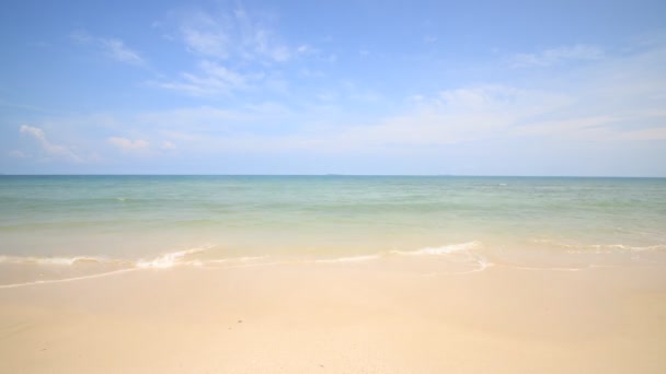 Hermoso Mar Cielo Azul Mar Andamán Tailandia — Vídeos de Stock