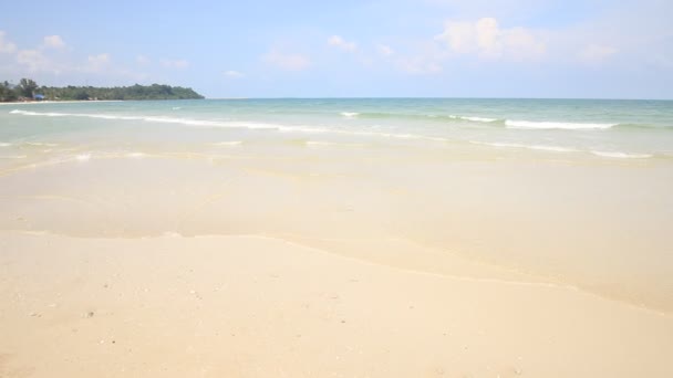 Hermoso Mar Cielo Azul Mar Andamán Tailandia — Vídeos de Stock