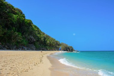 Güzel Puka Beach Boracay Adası, Filipinler