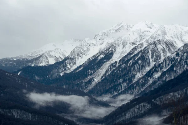 Кавказские горы в Красной Поляне, Сочи, Россия — стоковое фото