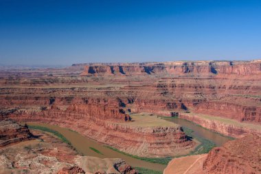 Ölü at nokta, Colorado Nehri Canyonlands Milli Parkı, Moab, Utah Amerika Birleşik Devletleri